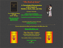 Tablet Screenshot of bookofjesus.com
